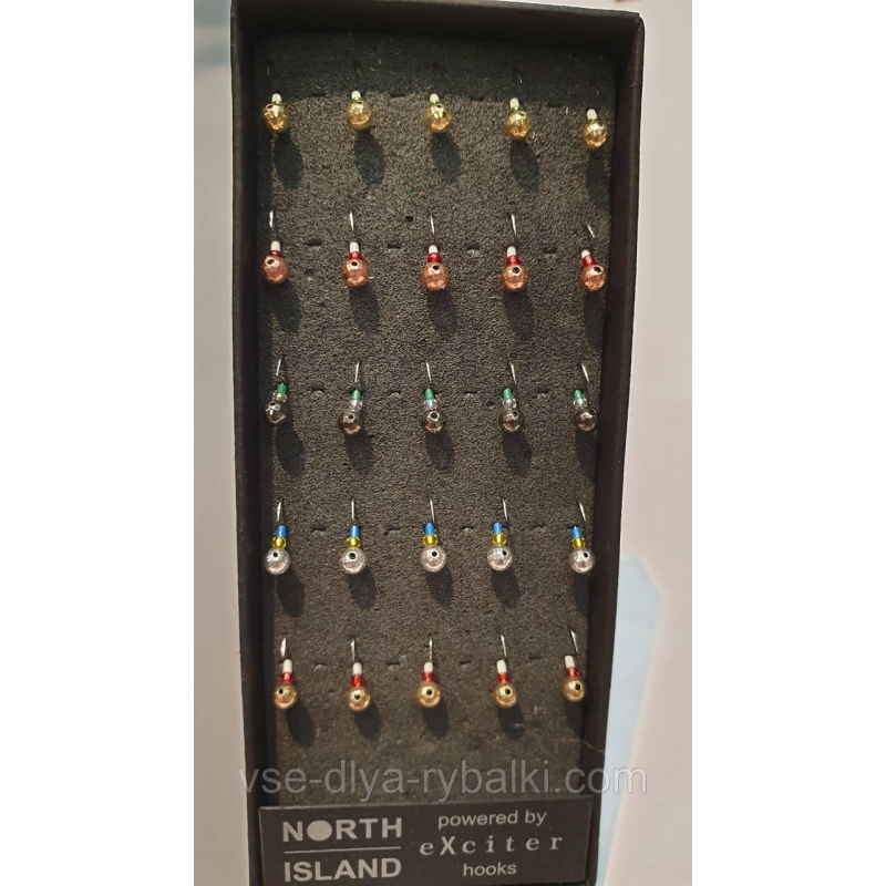 Блешня вольфрамова North Island (Гр.Кулька/оверстие кембрик+бісер 105 030)