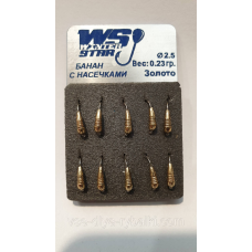 Блешня вольфрамова Winter Star(банан з насічками 124 025)