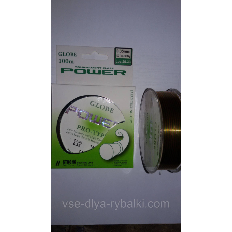 Волосінь Power Globe 100м 0.35