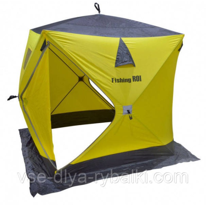 Намет “Fishing ROI“ ATLANT Куб зимова (180*180*205см.) yellow-grey