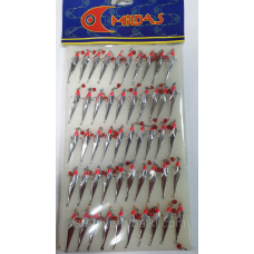 Блешня з ланцюжком та бусиною велика Милдас №3