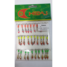 Блешня з підвісним трійником мала Милдас №0