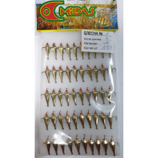 Блешня 3кр латунь мала №1 Милдас