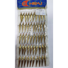 Блешня 3кр латунь дуже велика №7 Милдас