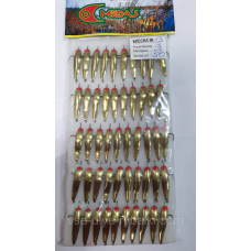 Блешня 3кр латунь оч. велика №13 Милдас