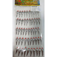 Блешня 3кр срібло середня №2 Милдас