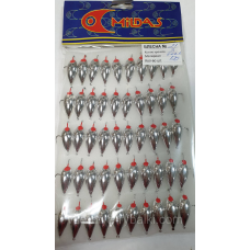 Блешня 3кр срібло велика №21 Милдас