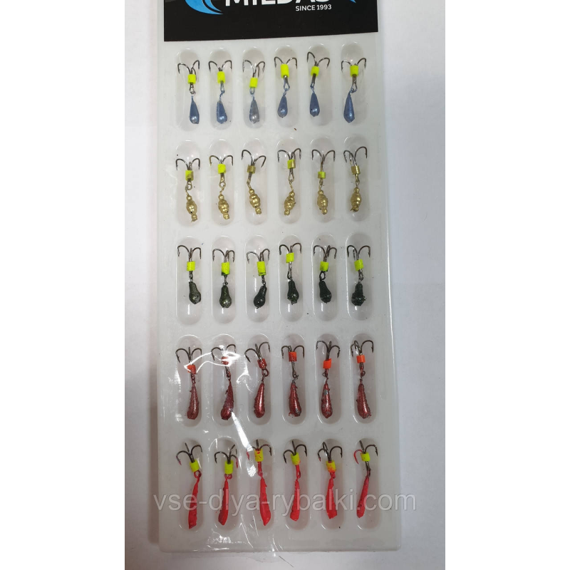 Мормишка Лялечка з підвісним трійником Милдас № 1