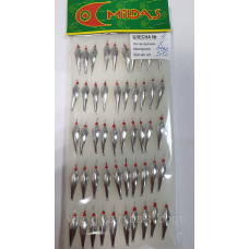 Блешня 1кр срібло середня №4 Милдас