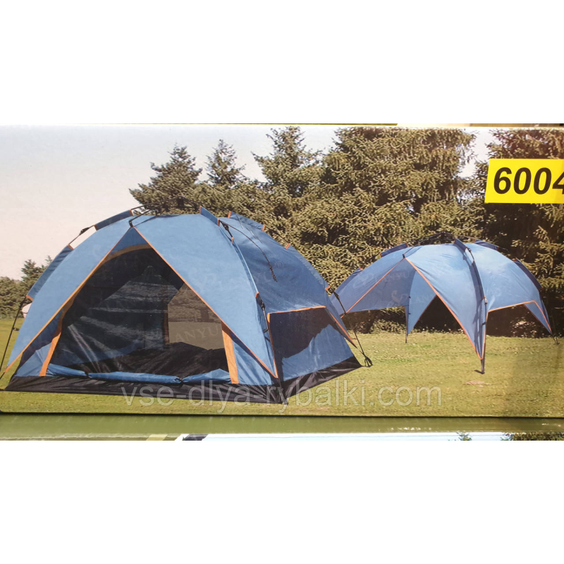 Палатка туристична Lanyu 6004 3-х місцева