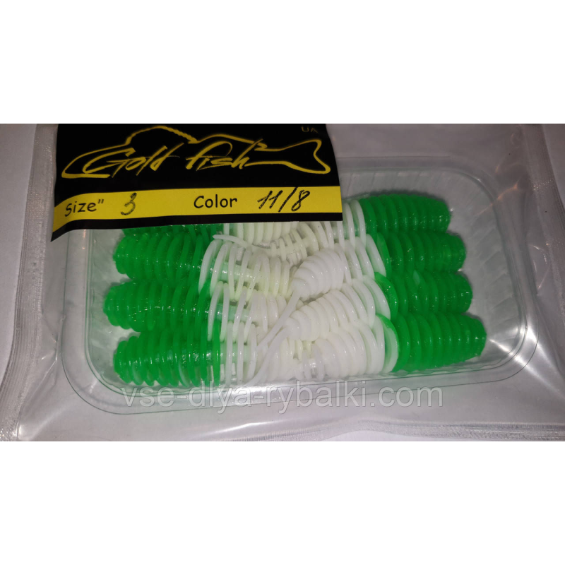 Силікон Джміль 3“ сьедобный “Gold fish“ color 11/8