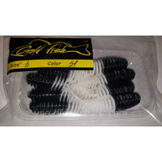 Силікон Джміль 3“ сьедобный “Gold fish“ color 31/8