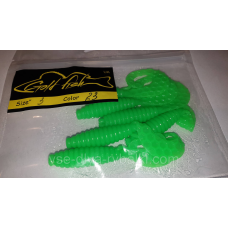 Силікон Кирлиграб 3“ сьедобный “Gold fish“ color 23