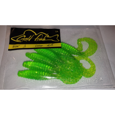 Силікон Кирлиграб 3“ сьедобный “Gold fish“ color 25