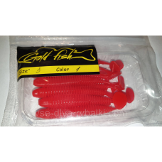 Силікон Ніндзя 3“ сьедобный “Gold fish“ color 1