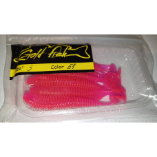 Силікон Ніндзя 3“ сьедобный “Gold fish“ color 51