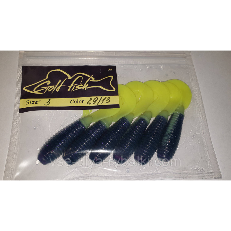 Силікон TRIPLE 3“ сьедобный “Gold fish“ color 29/13