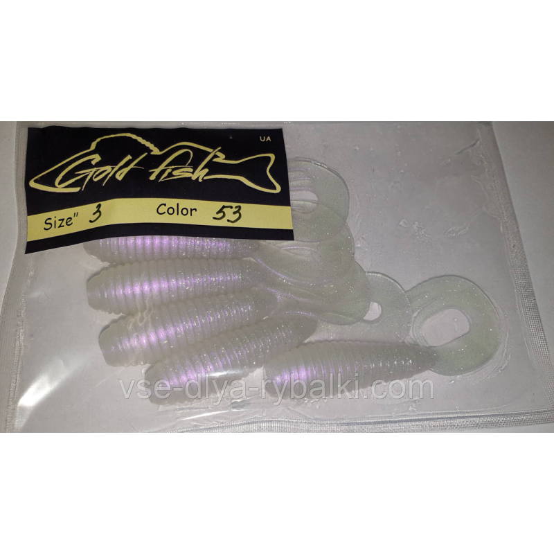 Силікон TRIPLE 3“ сьедобный “Gold fish“ color 53