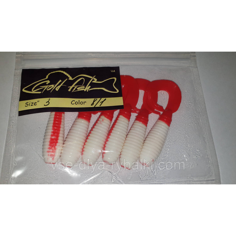 Силікон TRIPLE 3“ сьедобный “Gold fish“ color 8/1