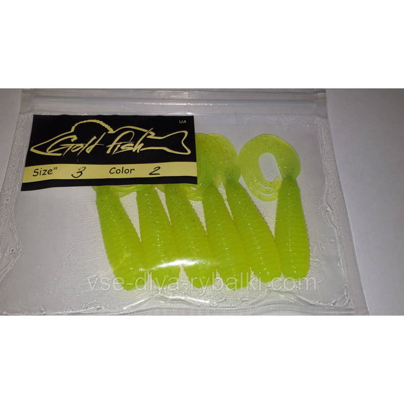 Силікон TRIPLE 3“ сьедобный “Gold fish“ color 2
