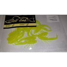 Силікон бабка 2“ сьедобный “Gold fish“ color 2