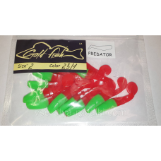 Силікон Predator 2“ сьедобный “Gold fish“ color 23/1