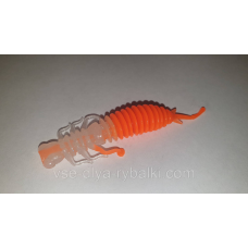 Силікон Німфа 2,8“ сьедобный “Gold fish“ color 33/36