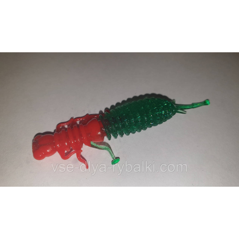 Силікон Німфа 2,8“ сьедобный “Gold fish“ color 1/15