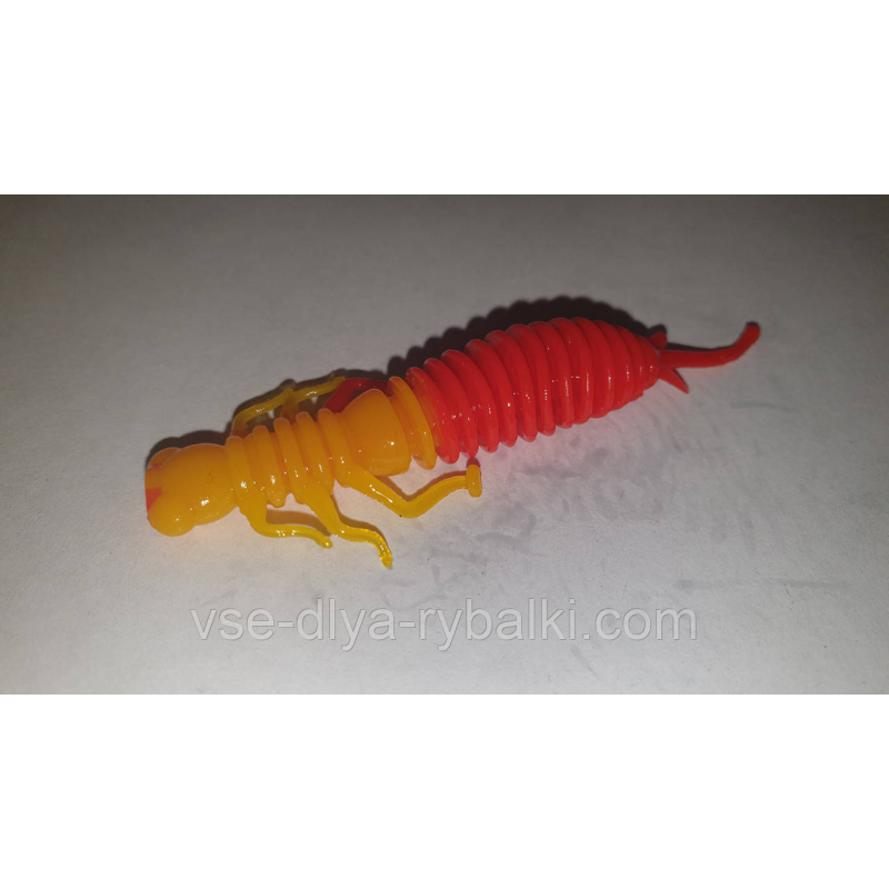 Силікон Німфа 2,8“ сьедобный “Gold fish“ color 3/1