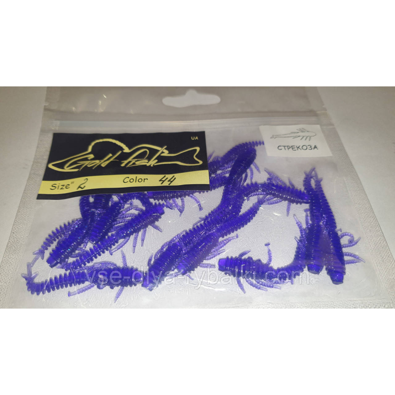 Силікон бабка 2“ сьедобный “Gold fish“ color 44