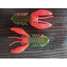 Силікон рак 2,5“ сьедобный “Gold fish“ color 60/40