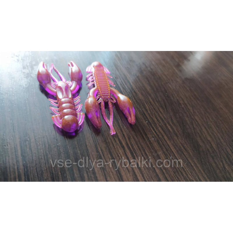 Силікон рак 2,5“ сьедобный “Gold fish“ color 41