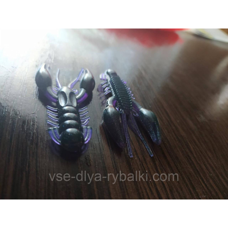 Силікон рак 2,5“ сьедобный “Gold fish“ color 61