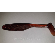 Силікон SLIM 3.6“ 90мм сьедобный “Gold fish“ color 42