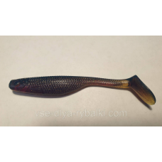 Силікон SLIM 3.6“ 90мм сьедобный “Gold fish“ color 7