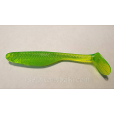 Силікон SLIM 3.6“ 90мм сьедобный “Gold fish“ color 25