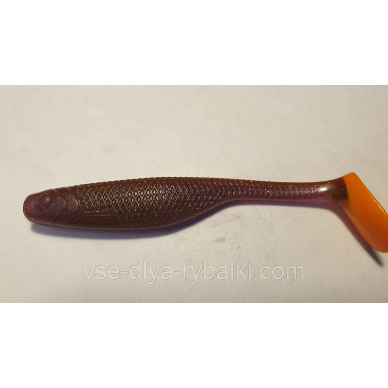 Силікон SLIM 3.6“ 90мм сьедобный “Gold fish“ color 4/18