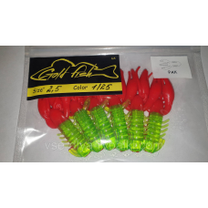 Силікон рак 2,5“ сьедобный “Gold fish“ color 1/25