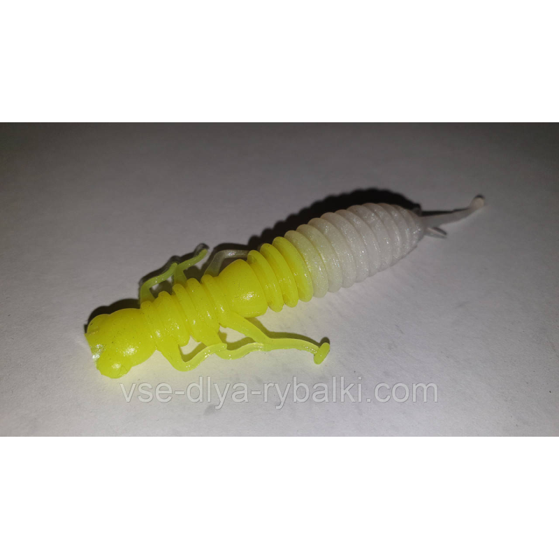 Силікон Німфа 2,8“ сьедобный “Gold fish“ color 13/39