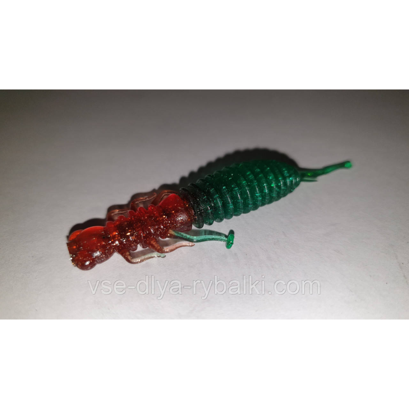 Силікон Німфа 2,8“ сьедобный “Gold fish“ color 14/15