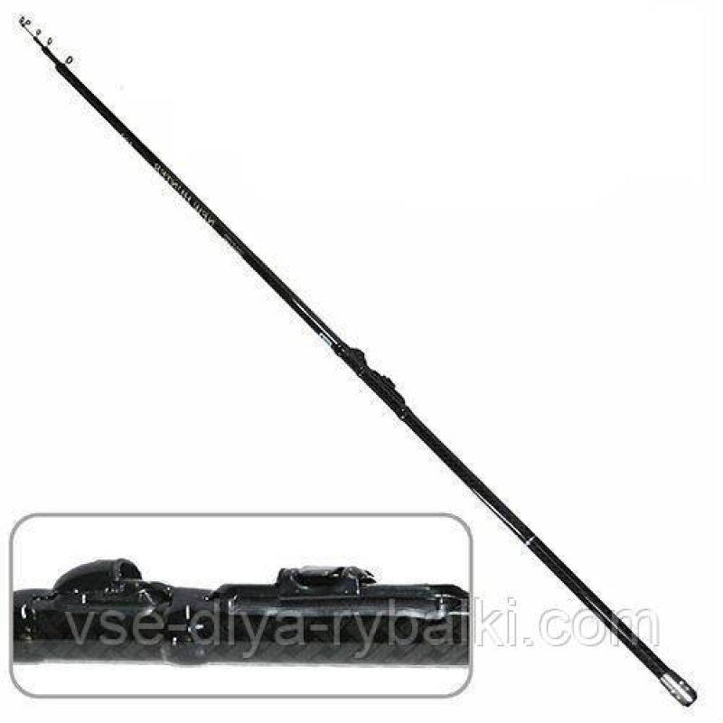 Вудилище з кільцями карбон New Hunter Sams Fish 6.0 м 10-30г