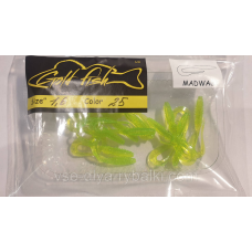 Силікон MADWAD 1.6“ сьедобный “Gold fish“ color 25