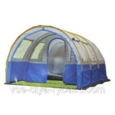 Палатка туристическая Lanyu 1801 4-х местная двухкомнатная