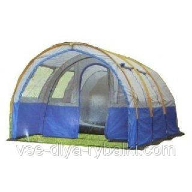 Палатка туристическая Lanyu 1801 4-х местная двухкомнатная