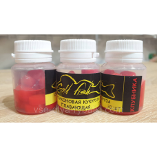 Силіконова сьедобная плаваюча кукурудза Gold fish Полуниця