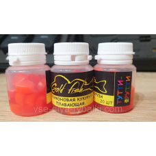 Силіконова сьедобная плаваюча кукурудза Gold fish Тутті-Фрутті