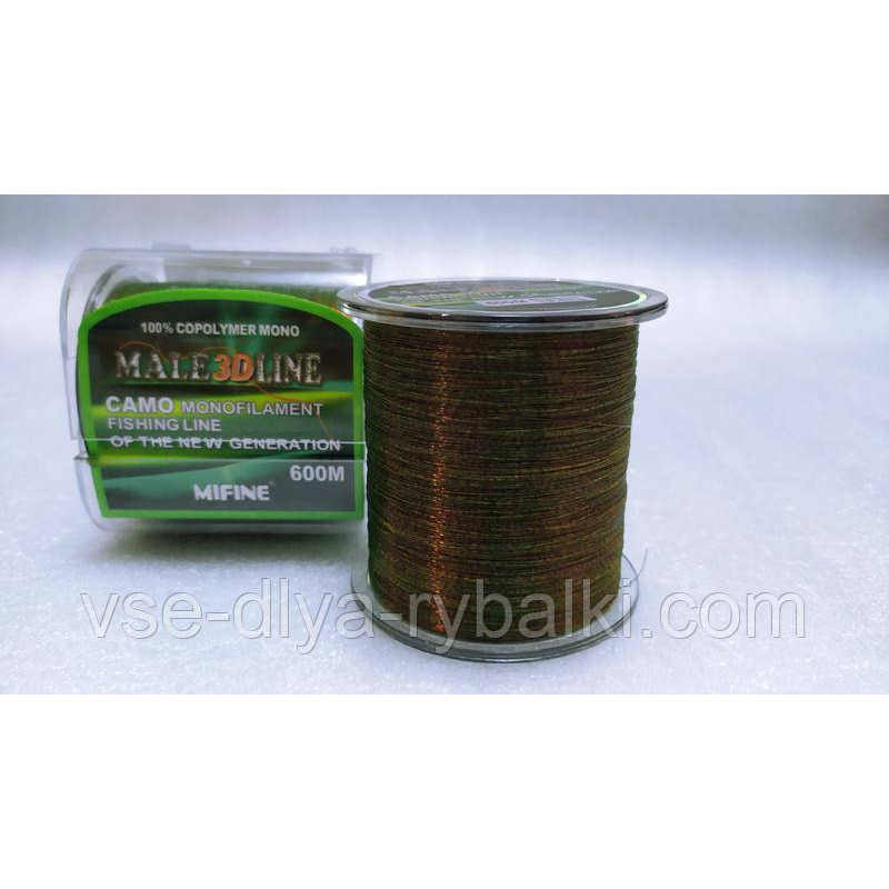 Волосінь Shark Male3Dline 0.25 600м