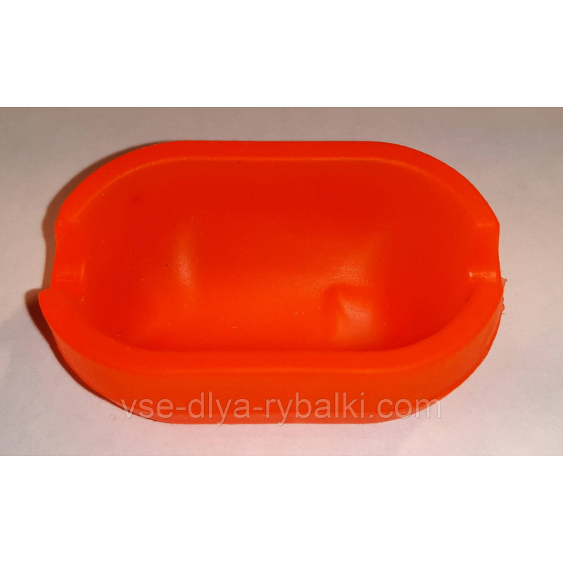 Прес-форма силіконова для годівниці flat метод овал