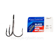 Трійник Globe 5/0 Black Nickel, 30шт/уп