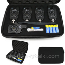 Набір сигналізаторів в кейсі з пейджером 4+1 SF24200